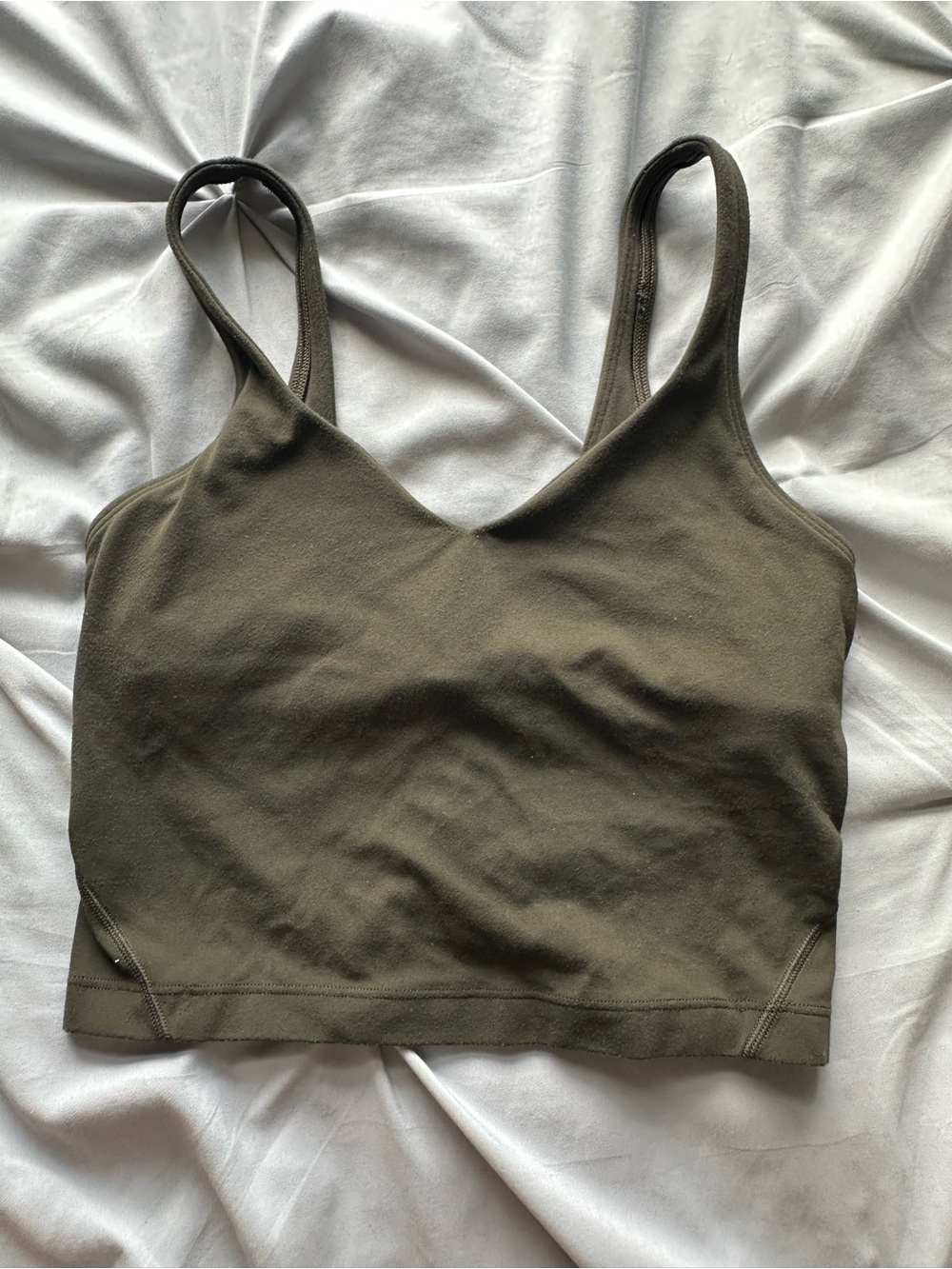 Olive Green Lululemon Align Tank